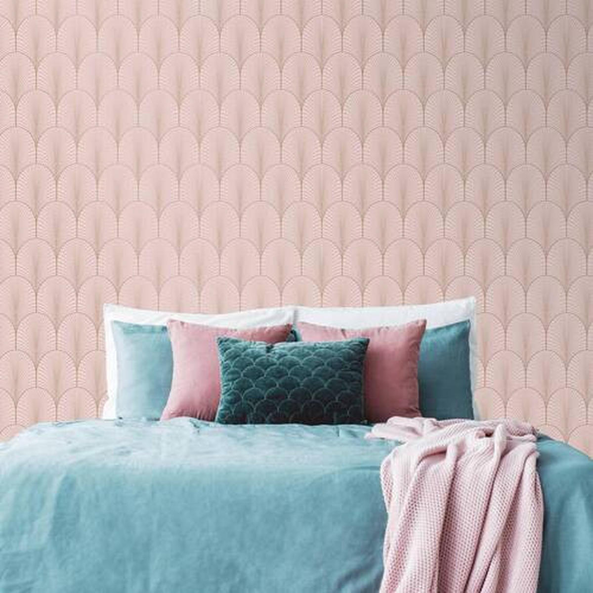 NON WOVEN-TAPET 52/1000 cm  - pink, Basics, papper/plast (52/1000cm)