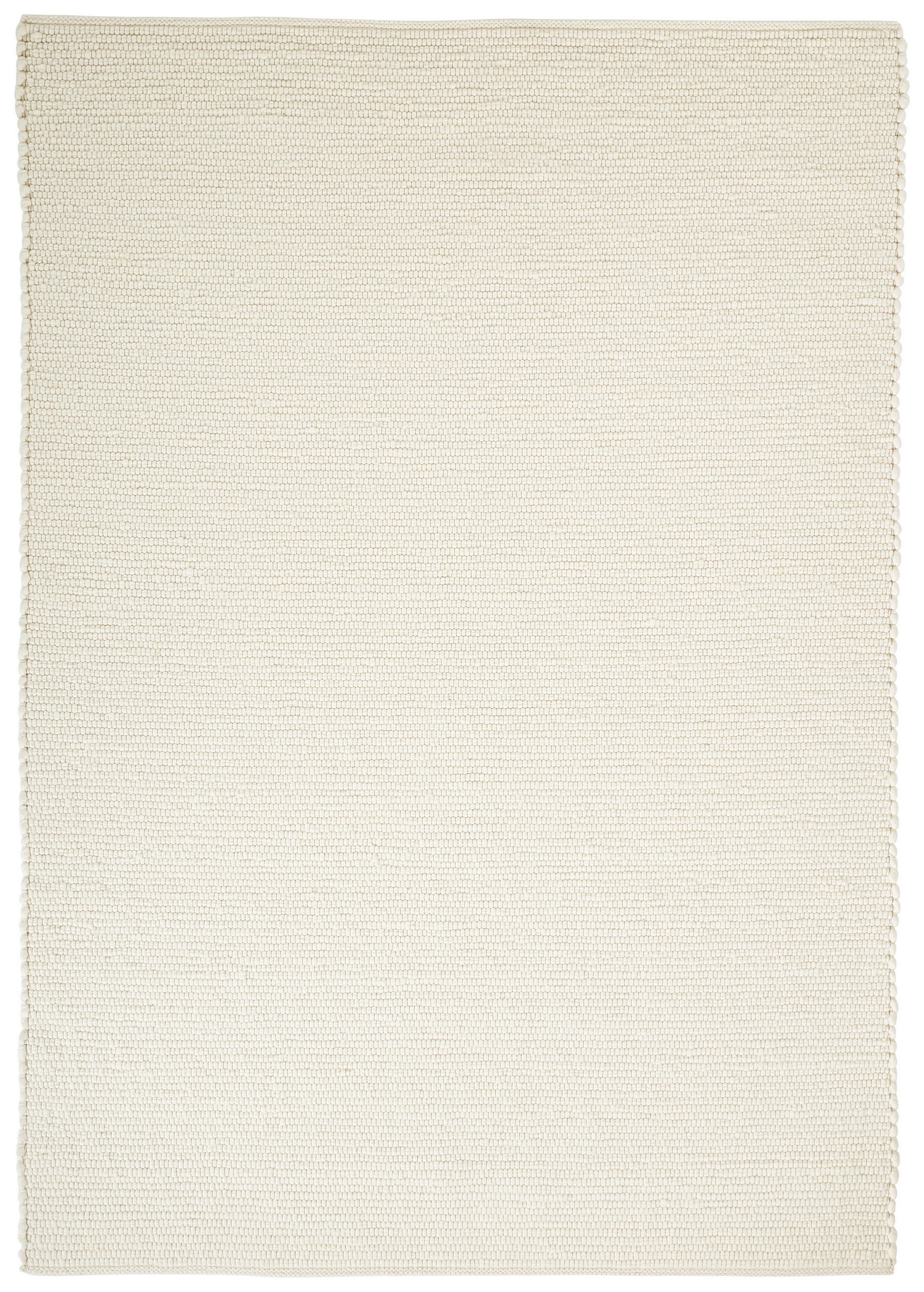 HANDWEBTEPPICH 170/230 cm Weiß  - Weiß, Basics, Textil (170/230cm) - Linea Natura