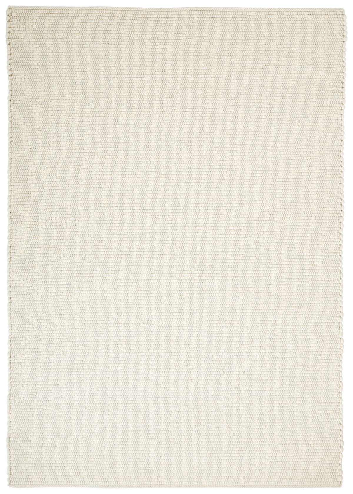 HANDWEBTEPPICH 170/230 cm Weiß  - Weiß, Basics, Textil (170/230cm) - Linea Natura