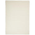 HANDWEBTEPPICH 170/230 cm Weiß rechteckig  - Weiß, Basics, Textil (170/230cm) - Linea Natura