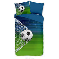 OTROŠKA POSTELJNINA Match 140/200 cm renforcé modra, zelena, večbarvno  - modra/zelena, Konvencionalno, tekstil (140/200cm) - Ben'n'jen