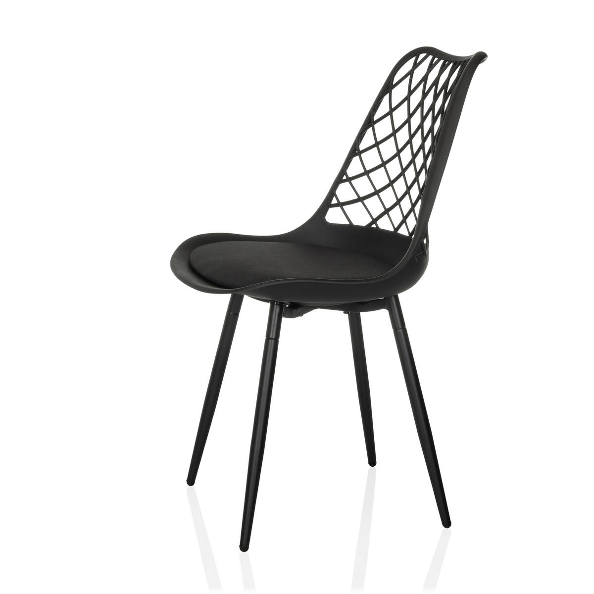 ZAHRADNÍ ŽIDLE, plast - černá, Moderní, kov/plast (48/83/57cm) - MID.YOU