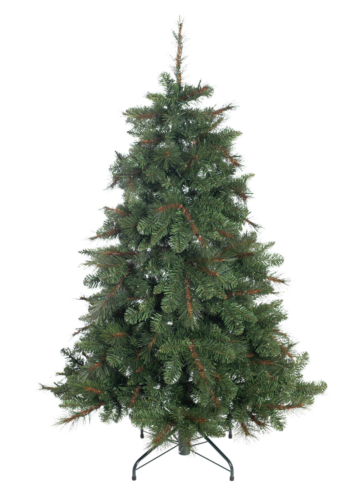 WEIHNACHTSBAUM 210 cm  - Grün, Basics, Kunststoff/Metall (210cm)