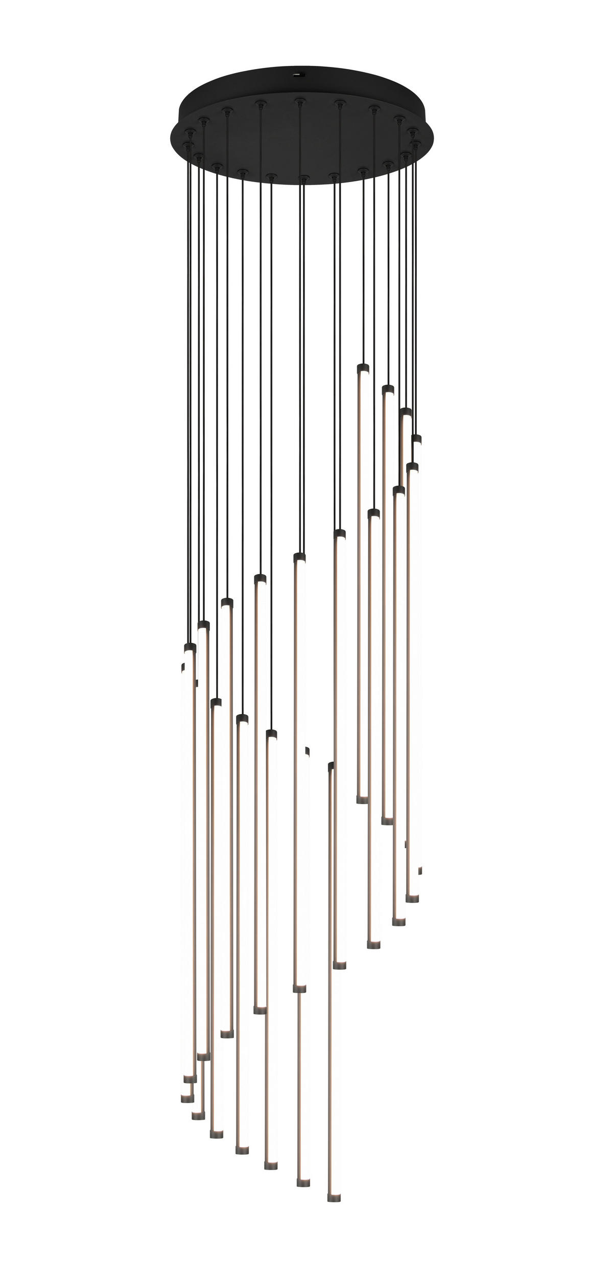 SVJETILJKA VISEĆA  37/220 cm      BAXTER  - bijela/crna, Design, metal/plastika (37/220cm)