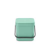 ABFALLEIMER SORT & GO 6 L  - Jadegrün, Basics, Kunststoff (20/18.1/24.5cm) - Brabantia