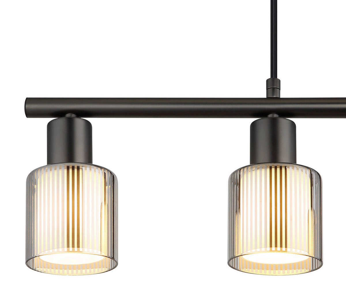ZÁVĚSNÉ SVÍTIDLO, 62/8/120 cm  - černá/černý chrom, Design, kov/plast (62/8/120cm) - Globo