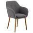 ARMLEHNSTUHL in Hellgrau - Hellgrau, Design, Holz/Textil (57/83/59cm) - Carryhome ARMLEHNSTUHL in Hellgrau - Hellgrau, Design, Holz/Textil (57/83/59cm) - Carryhome