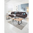 COUCHTISCH in Holz, Metall 115/70/45 cm  - Schwarz/Akaziefarben, KONVENTIONELL, Holz/Metall (115/70/45cm) - Carryhome