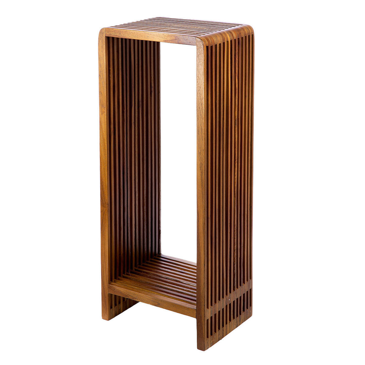 BLUMENSÄULEN-SET - Hellbraun, Basics, Holz (33,5/86/26cm)