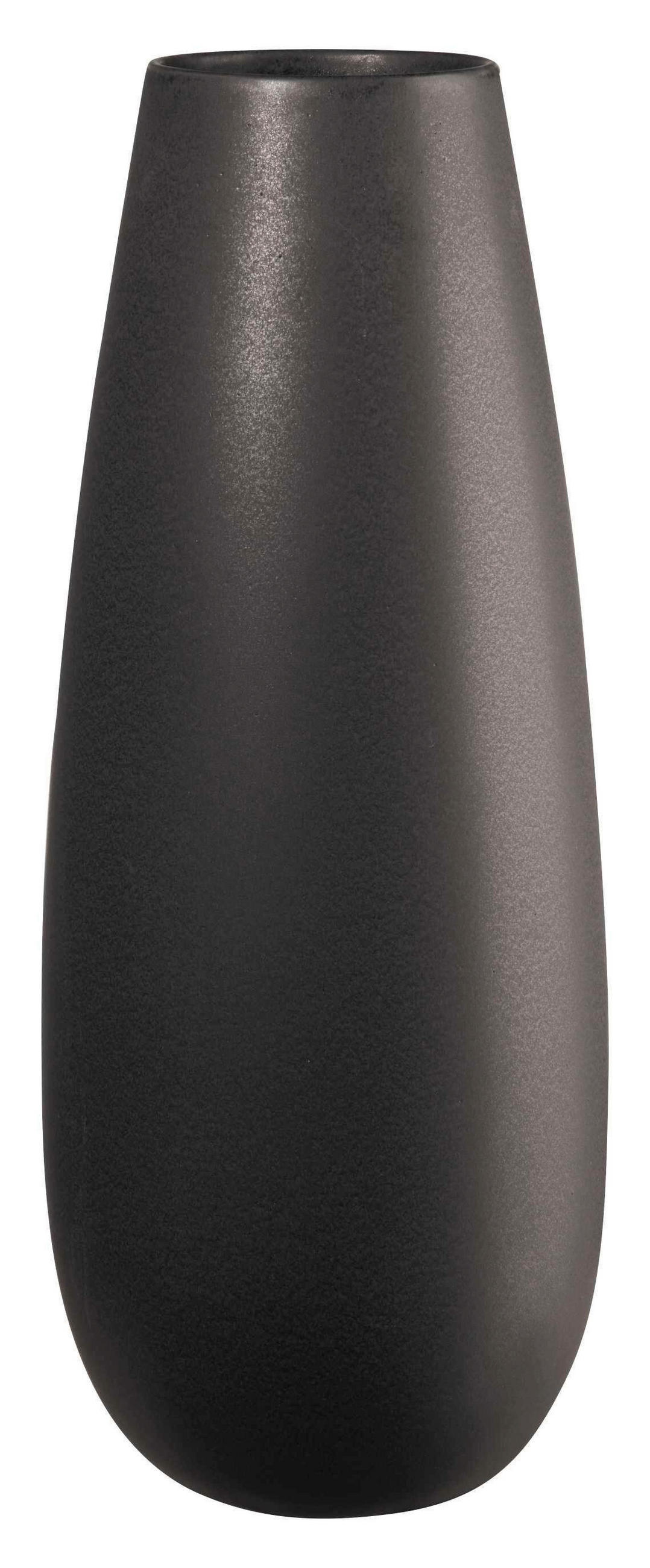 VÁZA, keramika, 45 cm - čierna, Basics, keramika (18/45cm) - ASA