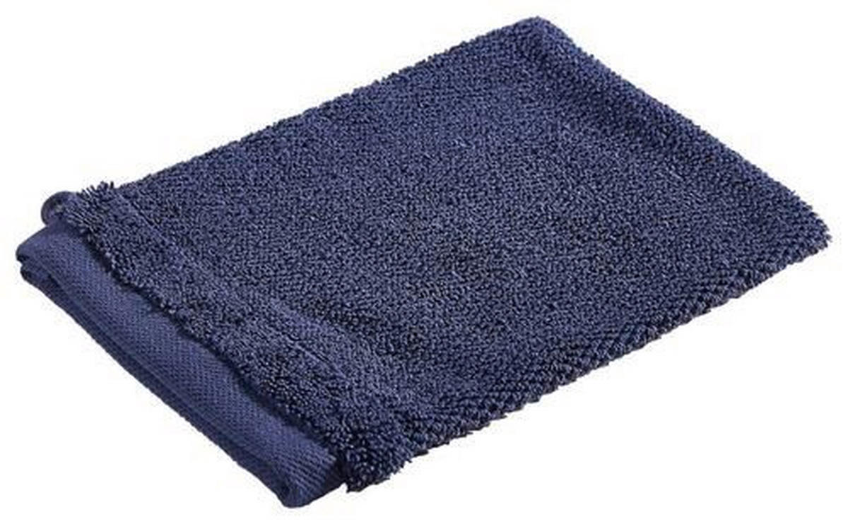 WASCHLAPPEN BONITA Dunkelblau 4-teilig  - Dunkelblau, Natur, Textil (16/21cm) - Bio:Vio