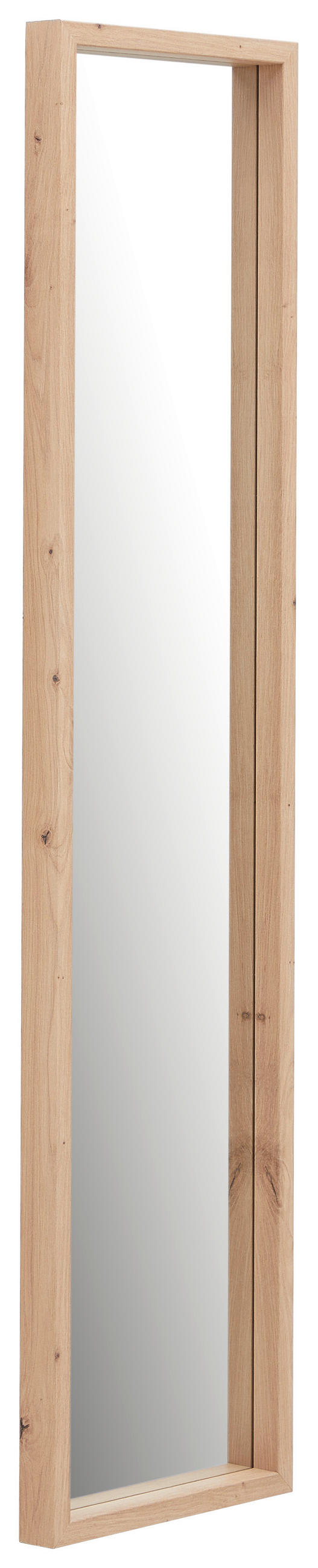 WANDSPIEGEL 33/138/4 cm    in rechteckig  - Eichefarben, Design, Glas/Holzwerkstoff (33/138/4cm)
