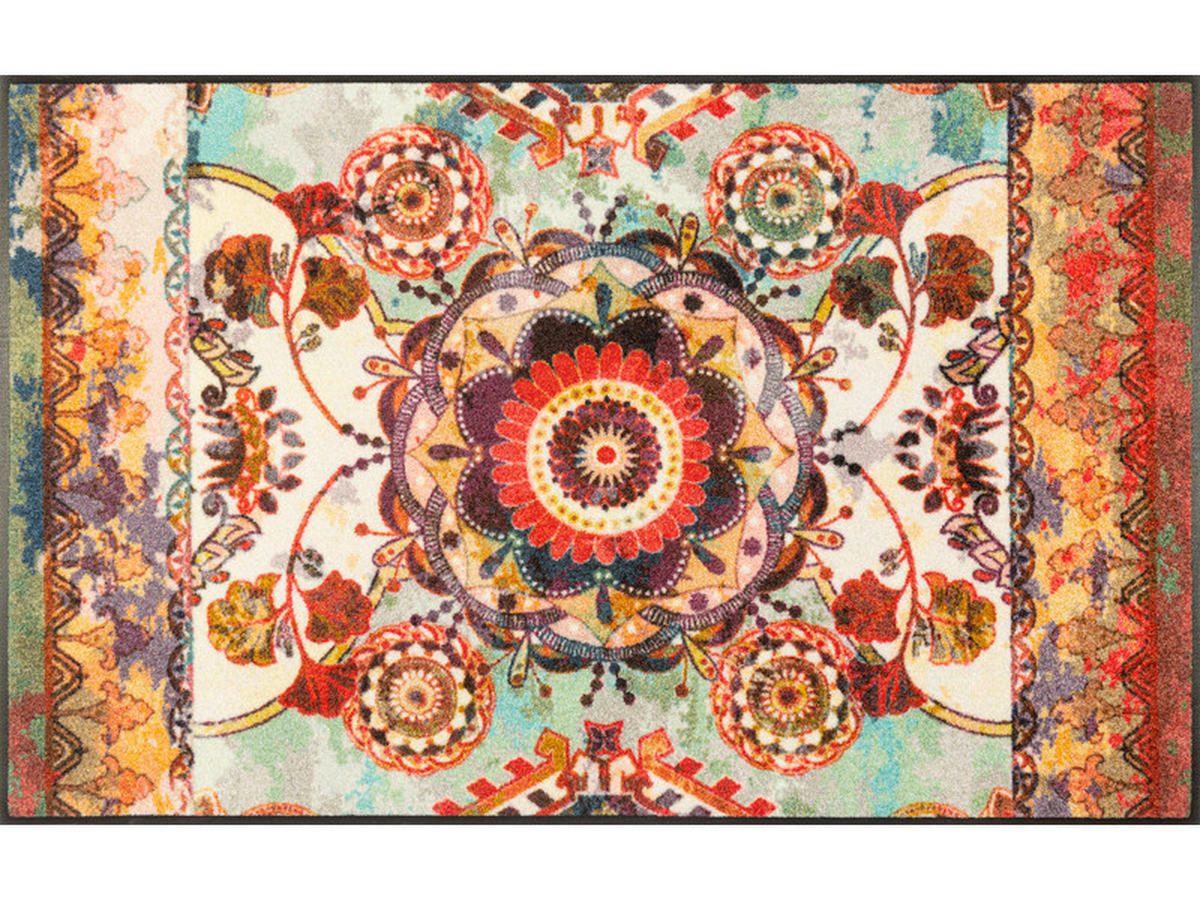 LÄUFER 75/120 cm wash+dry Multicolor  - Multicolor, LIFESTYLE, Kunststoff/Textil (75/120cm) - wash+dry