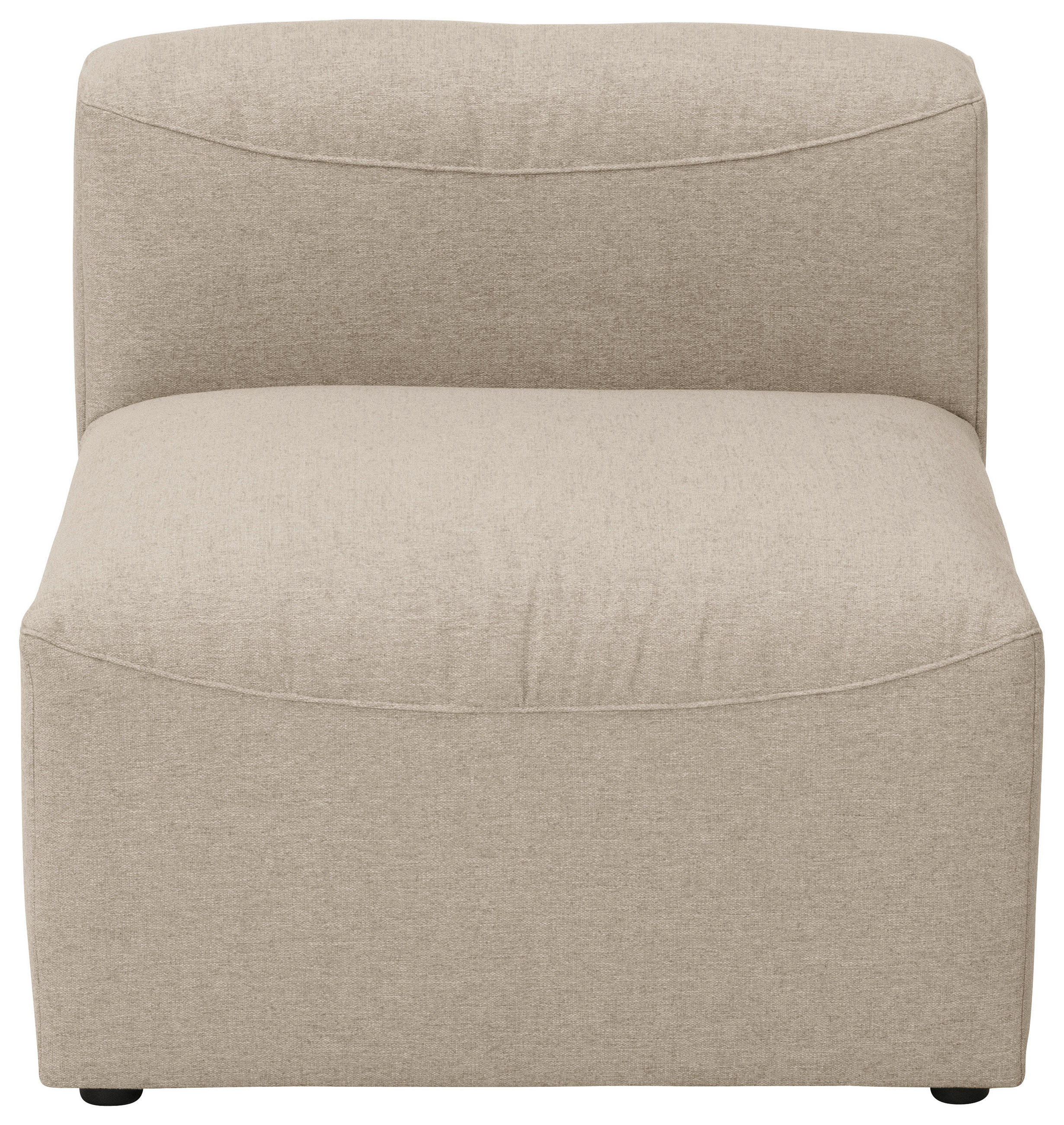 SOFAELEMENT Flachgewebe Creme  - Creme, Design, Kunststoff/Textil (75/73/100cm) - Max Winzer