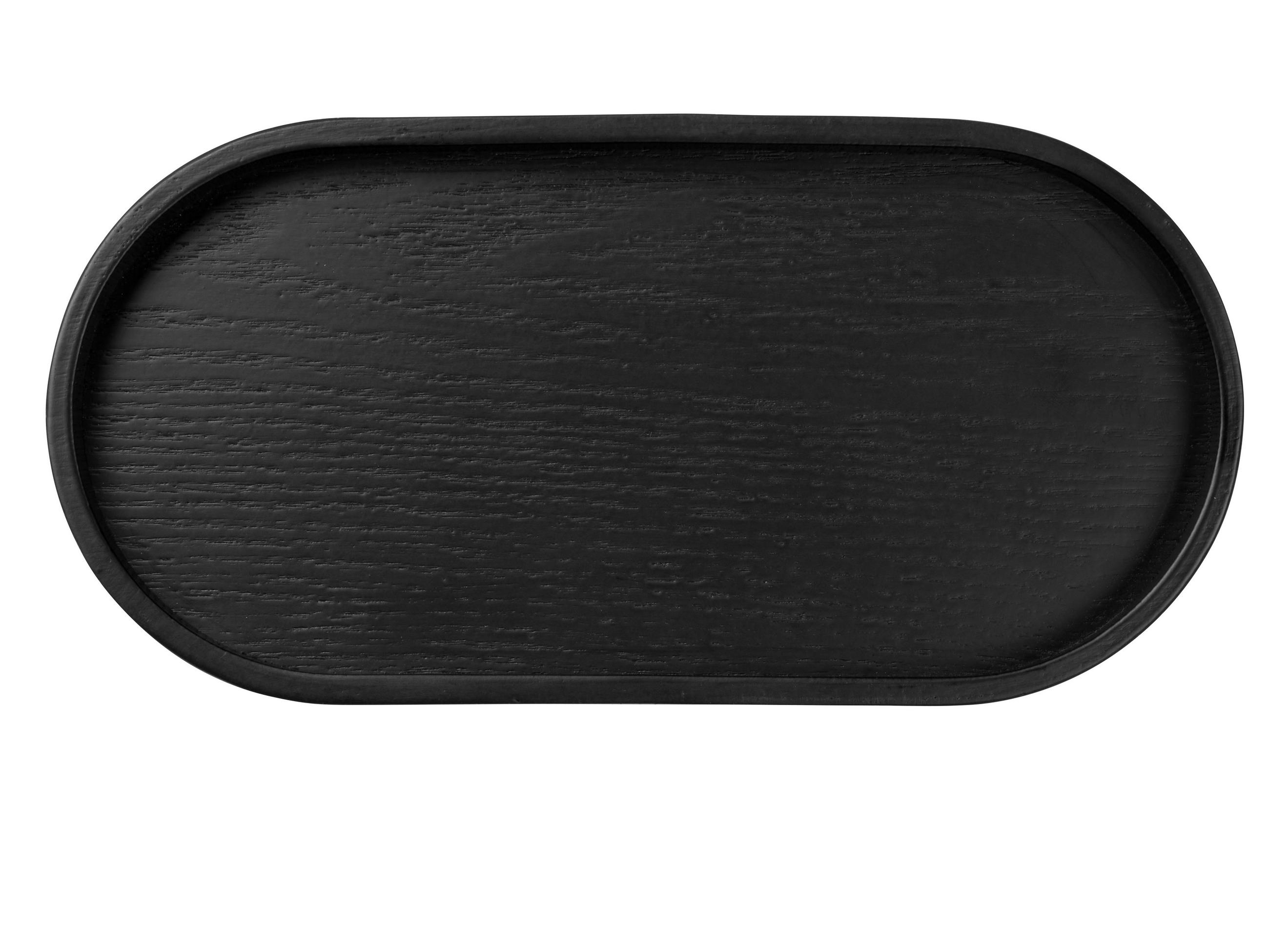 POSLUŽAVNIK 23/11/2 cm Wood black - crna, Basics, drvo (23/11/2cm) - ASA