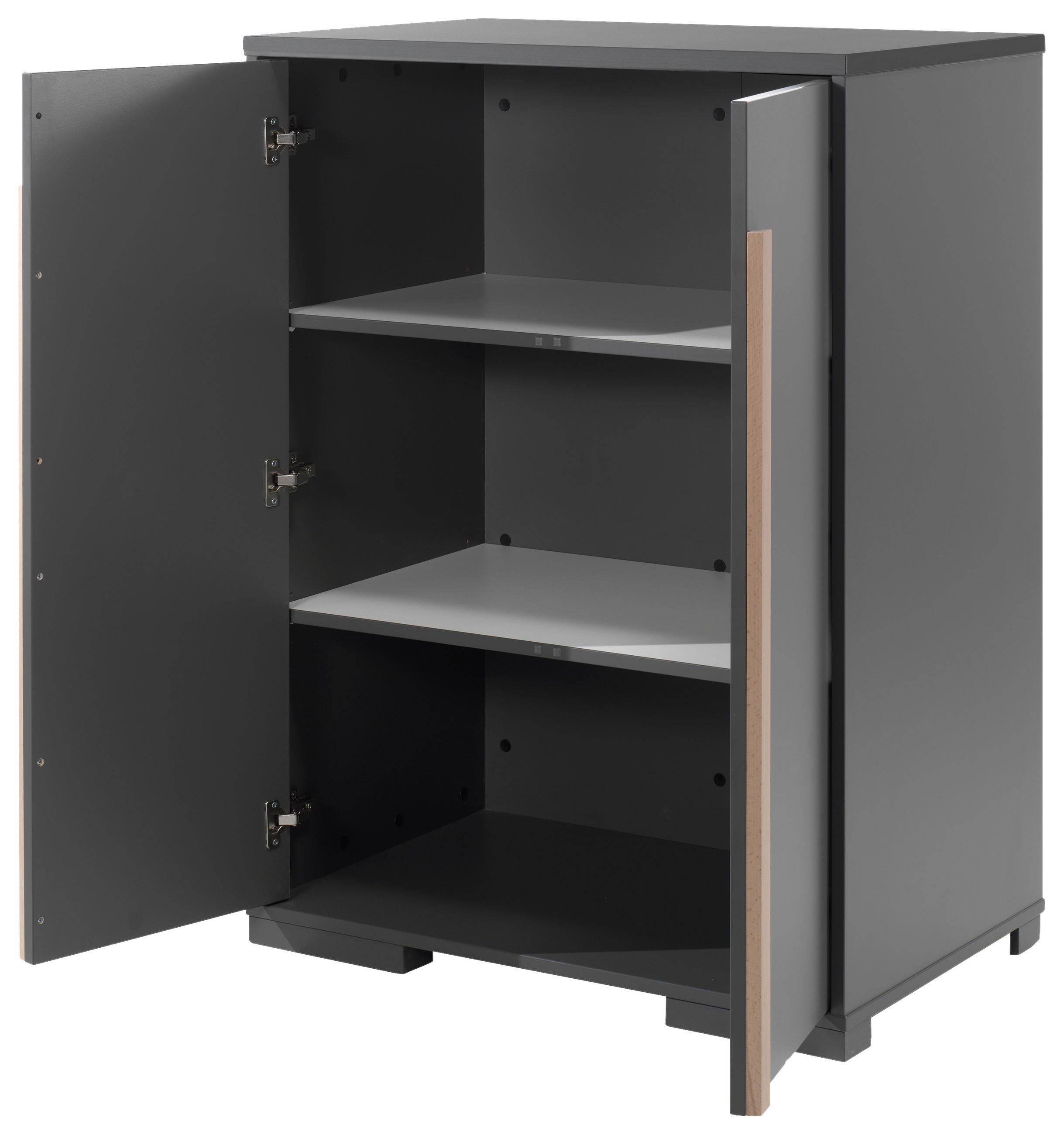 KINDERKLEIDERSCHRANK Anthrazit - Anthrazit, MODERN, Holz/Holzwerkstoff (86/116,2/56cm) - MID.YOU