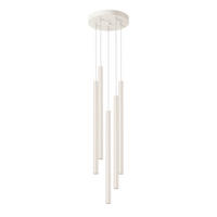 HÄNGELEUCHTE PASTELO 25/25/104 cm  - Beige, Design, Metall (25/25/104cm)