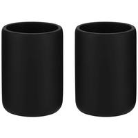 ZAHNPUTZBECHER Kunststoff  - Schwarz, Trend, Kunststoff (7,3/10,2cm) - Homeware