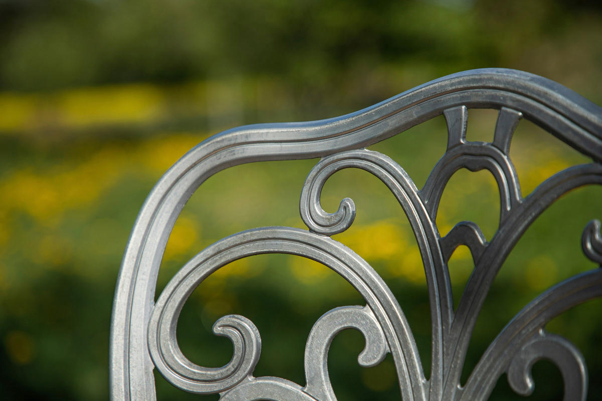 BALKONSET  - Silberfarben, KONVENTIONELL, Metall - Gardenson