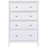 KOMODA, bela  - siva/bela, Design, kovina/les (82/120/39,5cm) - Livetastic