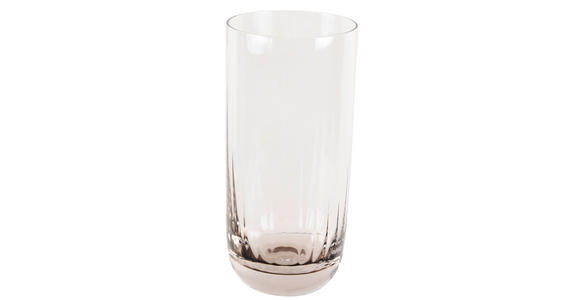 TRINKGLAS 360 ml 4-teilig  - Hellbraun, Trend, Glas - Novel