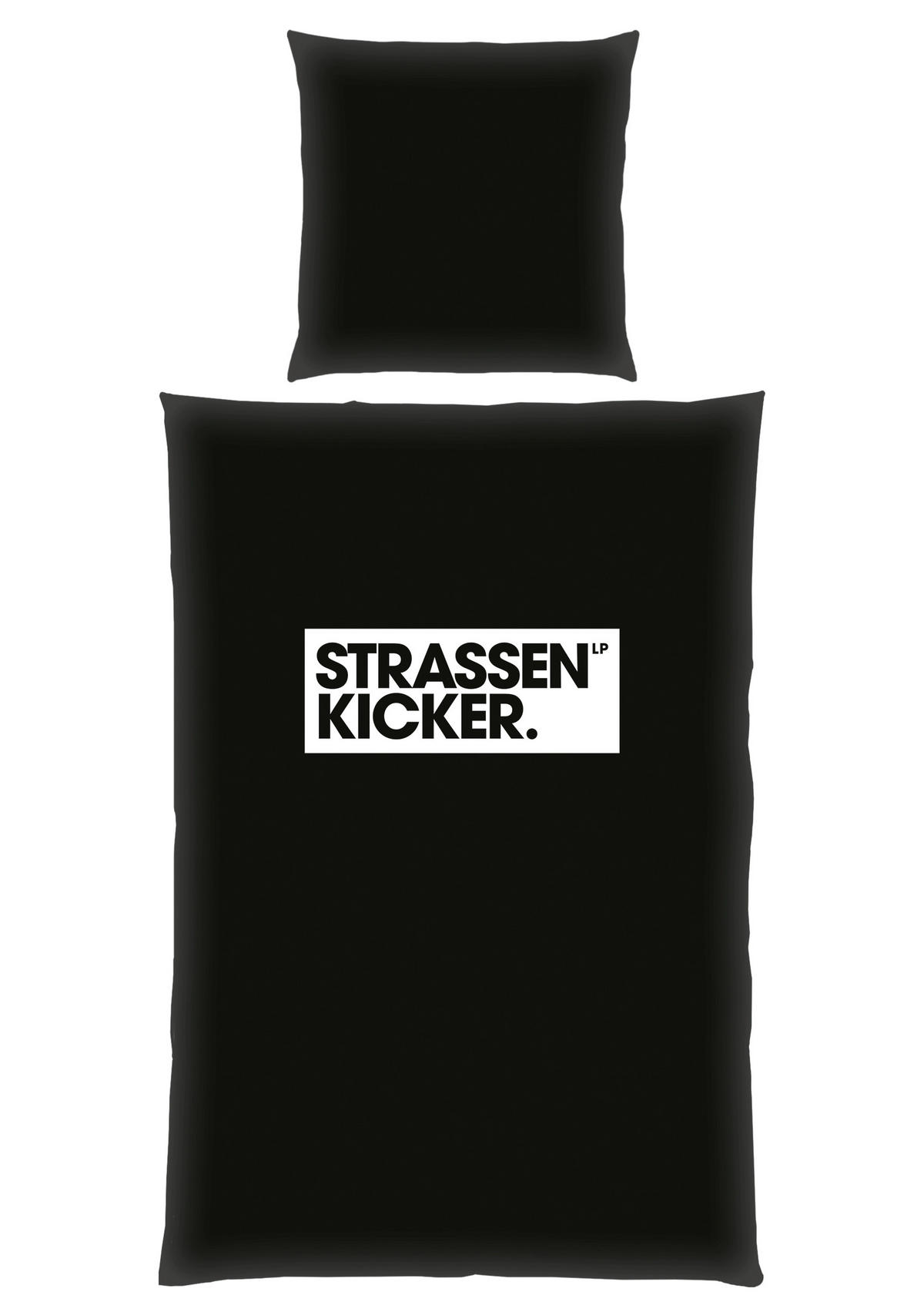 JUGENDBETTWÄSCHE 135/200 cm  - Schwarz/Grau, Trend, Textil (135/200cm) - Herding