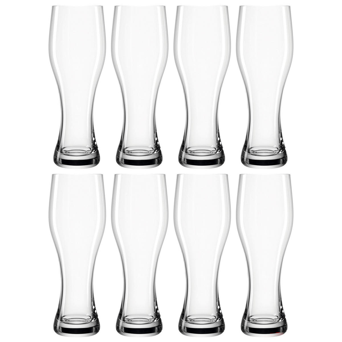 GLÄSERSET Taverna 8-teilig  - Transparent, Basics, Glas (8,60/24,00cm) - Leonardo