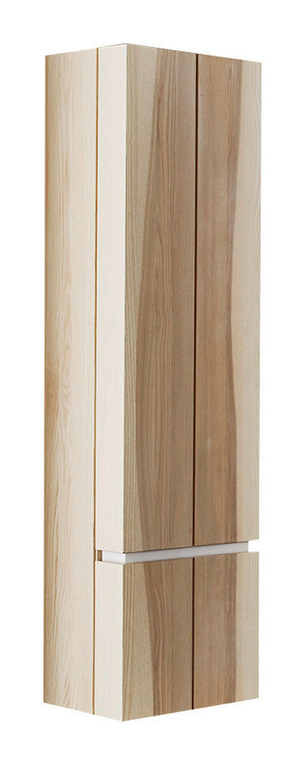 HOCHSCHRANK 38,4/153,6/33,1 cm  - Eichefarben, Natur, Glas/Holz (38,4/153,6/33,1cm) - Valdera