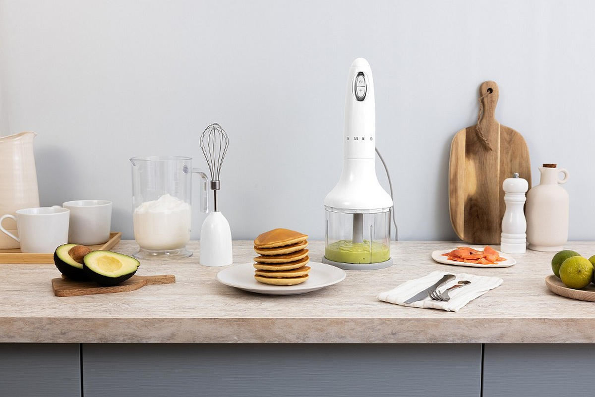 STABMIXER 50´s Style  - Weiß, Basics, Kunststoff/Metall (6,5/41,4/6,5cm) - SMEG