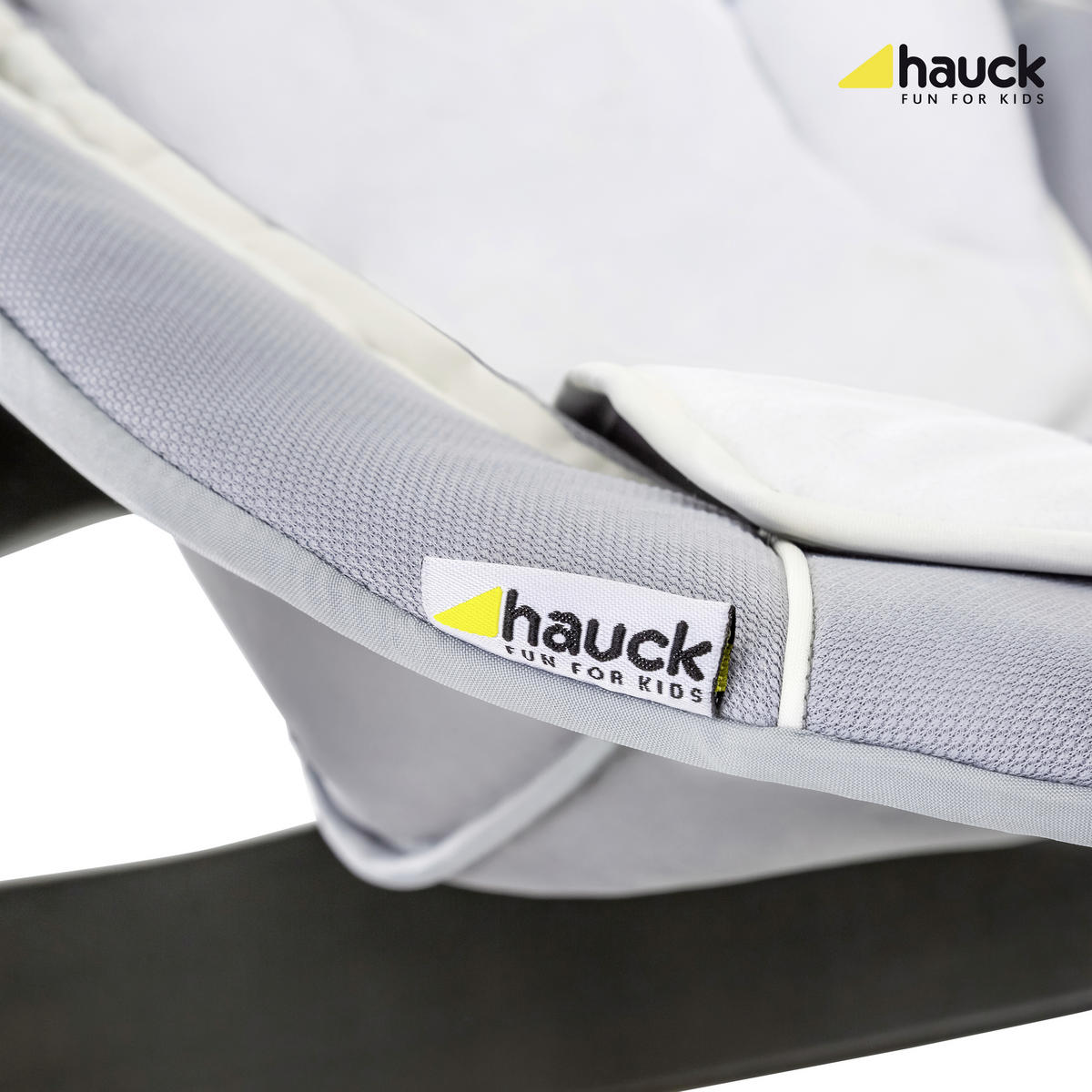 WIPPE ALPHA BOUNCER   - Weiß/Grau, KONVENTIONELL, Textil (66/49/45cm) - Hauck