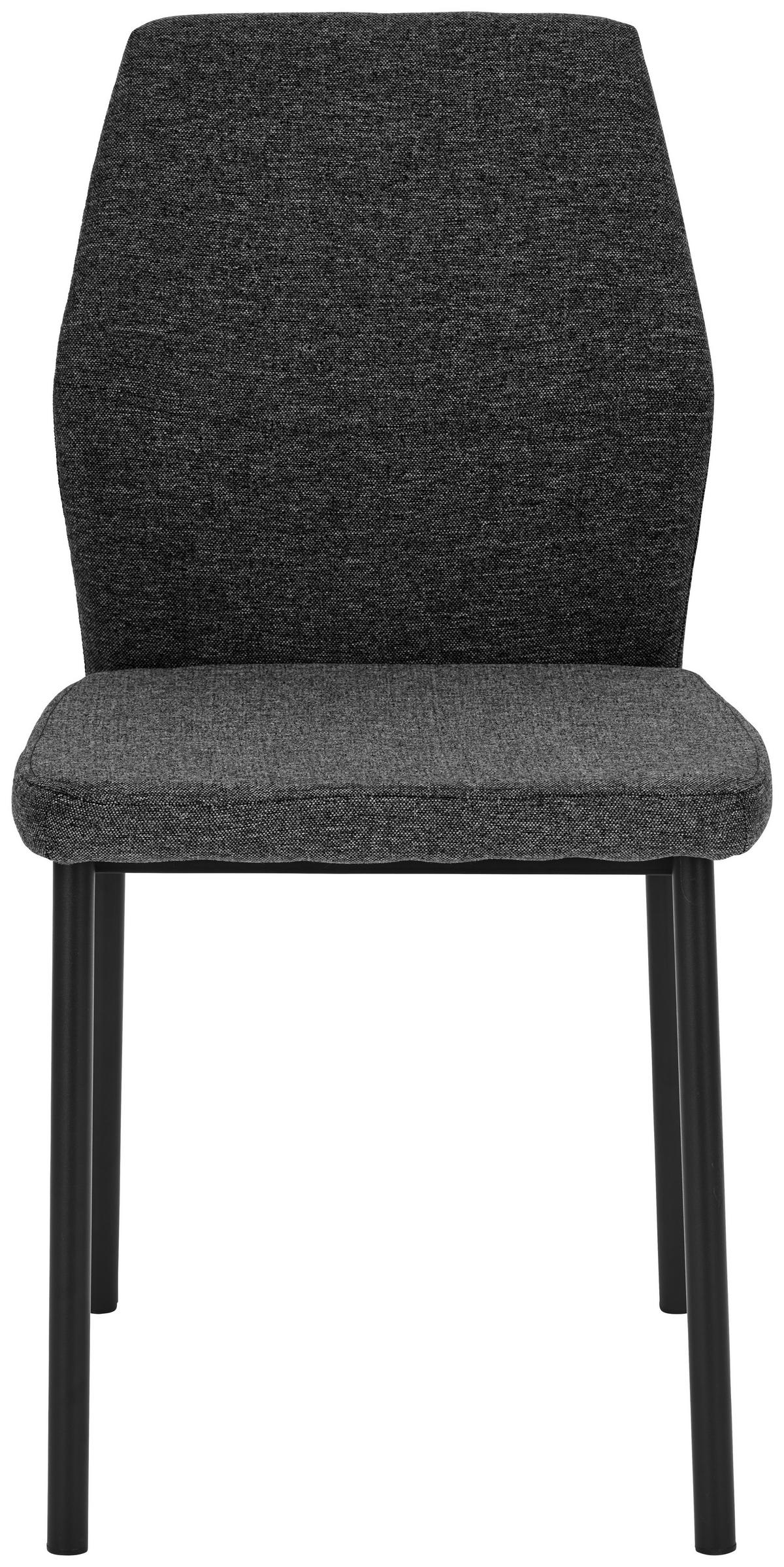 SCAUN in metal, textil antracit  - antracit/negru, Modern, metal/textil (46/86/53cm) - MID.YOU