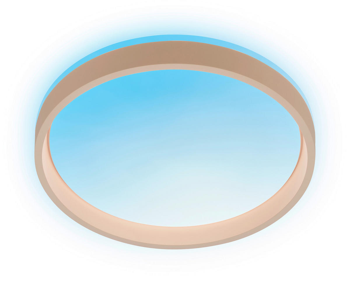 LED-DECKENLEUCHTE Aurie Glow 39/8 cm   - Beige, KONVENTIONELL, Kunststoff (39/8cm) - Briloner
