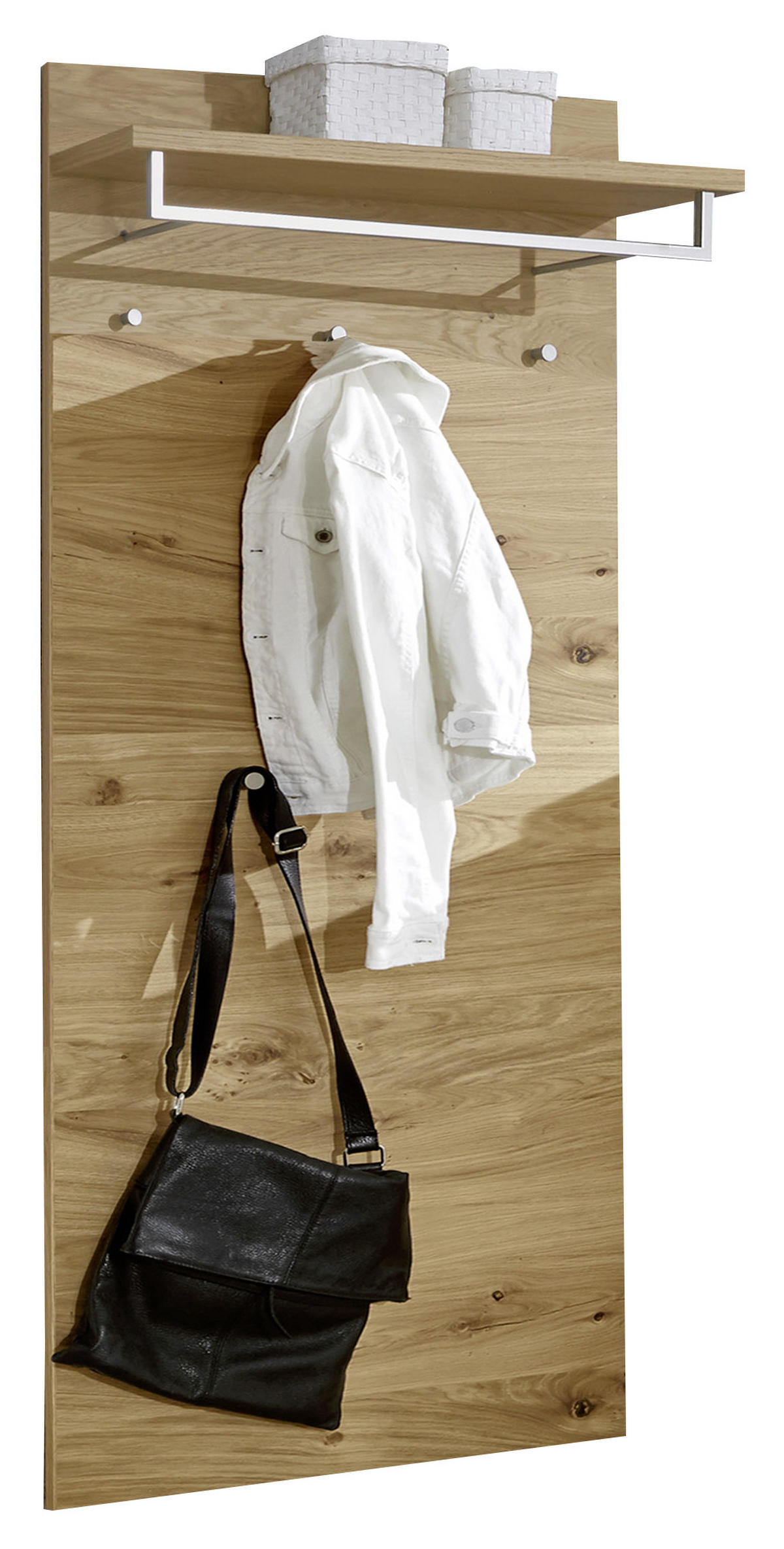 GARDEROBENPANEEL  in 80/183/27 cm  - Eichefarben, Design, Holz (80/183/27cm)