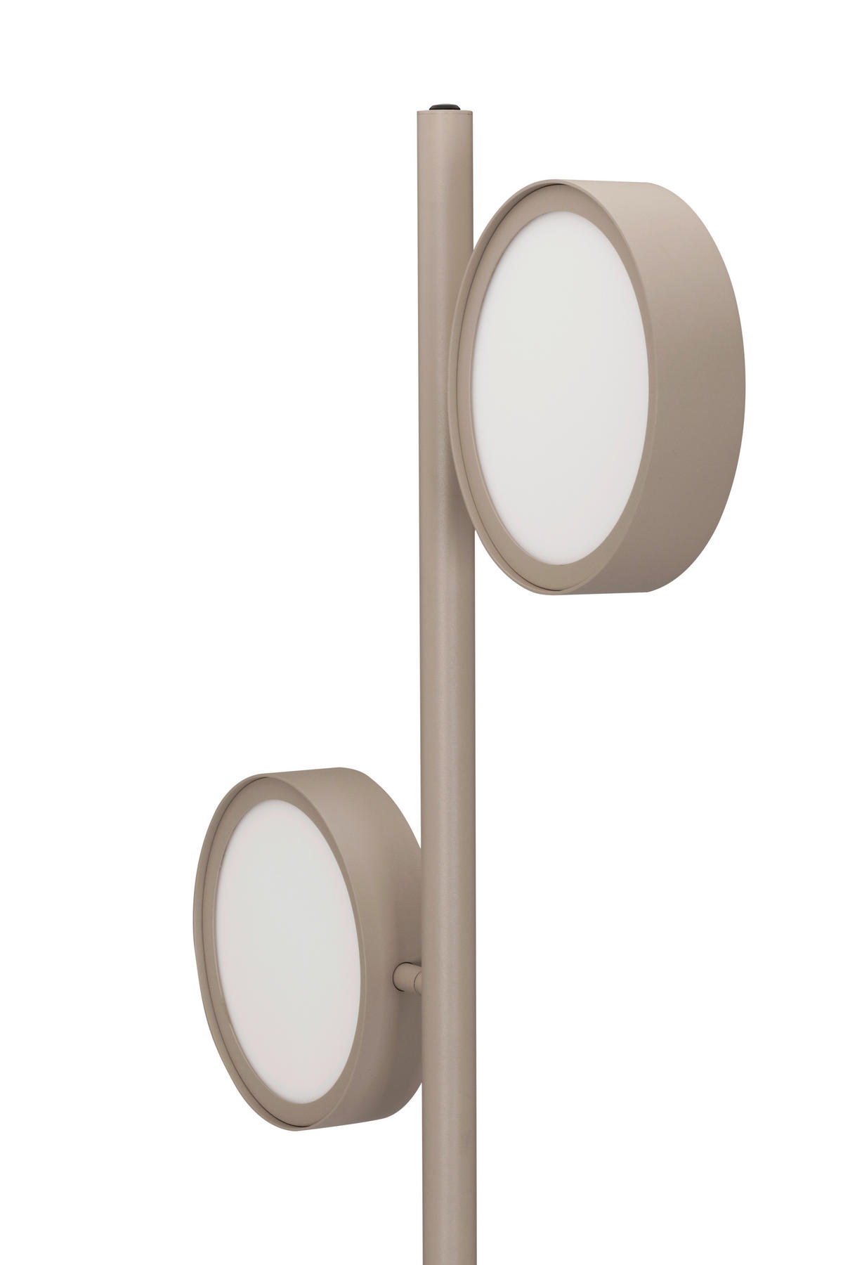 LED-STEHLEUCHTE Bellevue 43/28/162 cm   - Sandfarben, Design, Metall (43/28/162cm) - Dieter Knoll