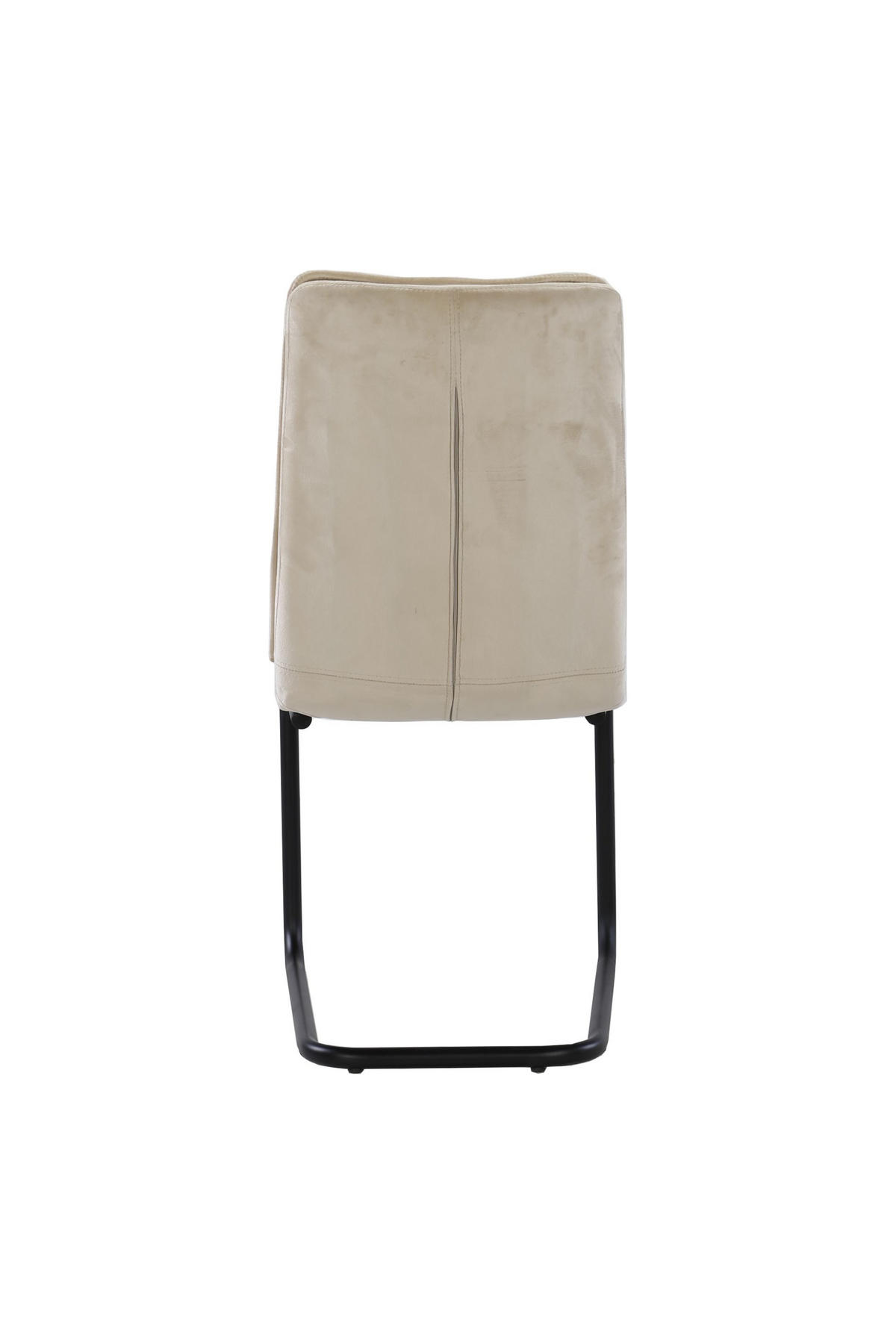 STOLICA  crna, bež  drvo, metal, tekstil      - bež/crna, drvo/metal (46.5/96.5/63cm)
