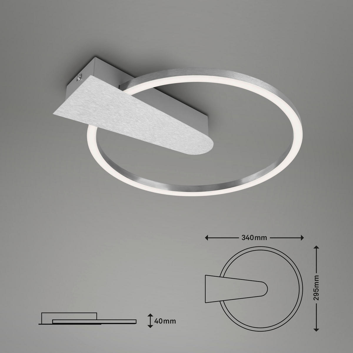 LED FALILÁMPA - Design (34/4cm)