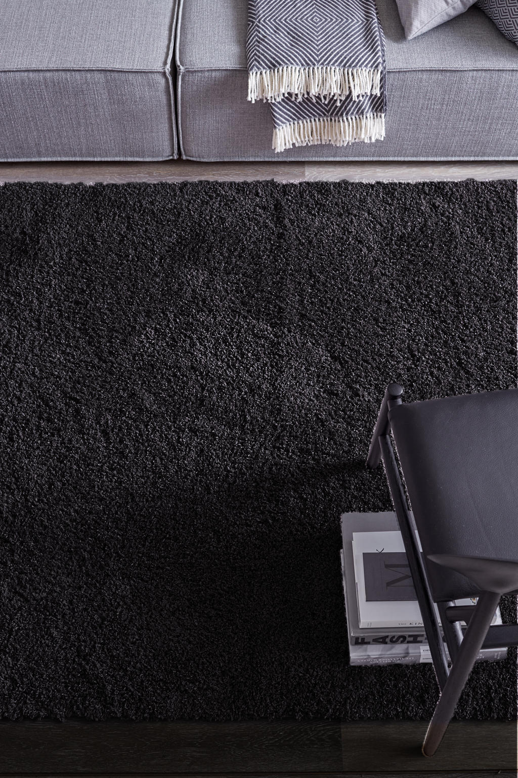HOCHFLORTEPPICH 80/150 cm Savage Anthrazit  - Anthrazit, KONVENTIONELL, Textil (80/150cm) - Schöner Wohnen