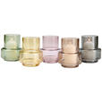 WINDLICHT - Lila, Trend, Glas (9,5/11cm) - Ambia Home