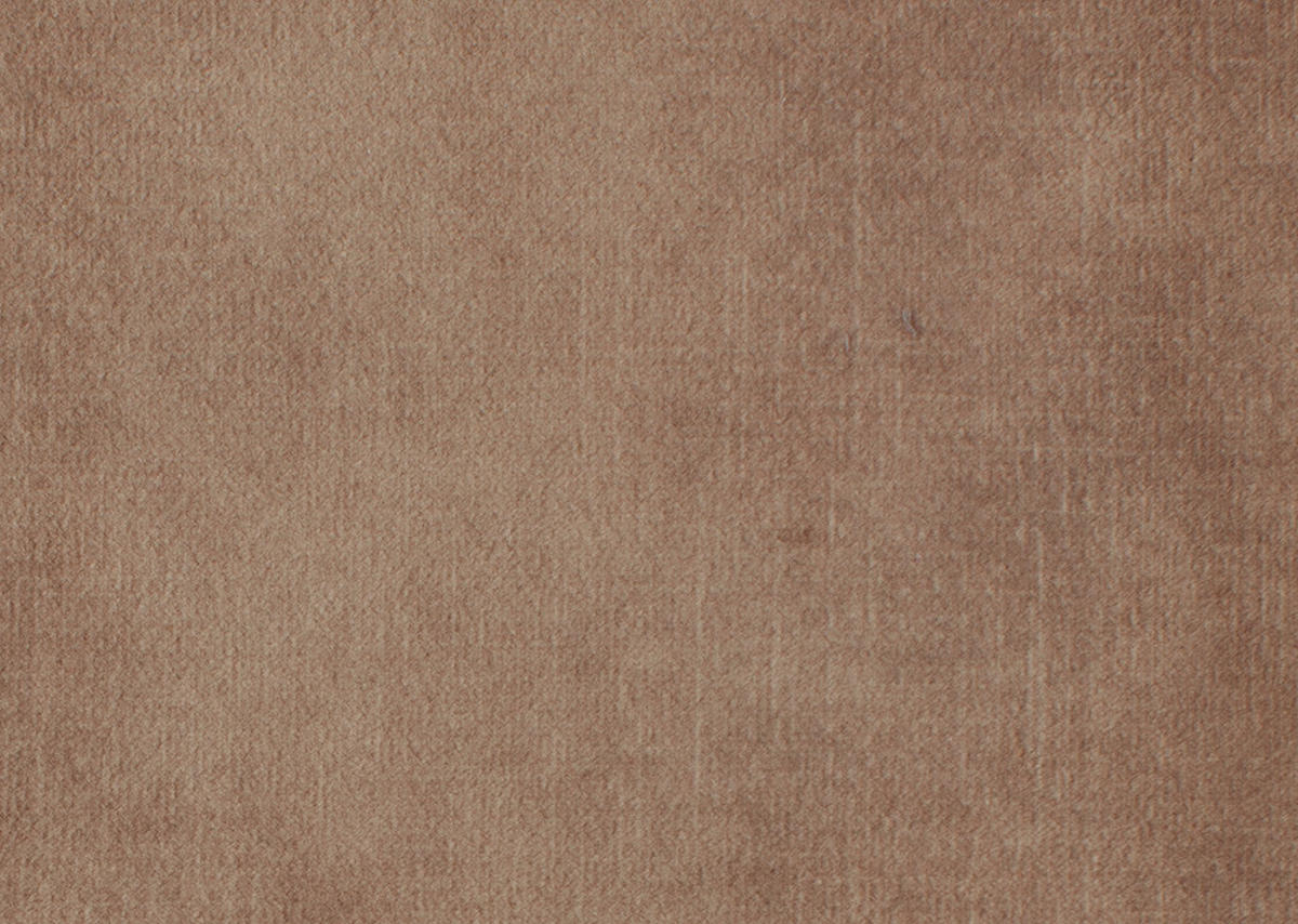 ECKSOFA in Velours Hellbraun  - Hellbraun/Schwarz, Design, Textil/Metall (184/284cm) - Dieter Knoll