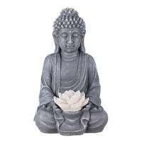 SZOLÁRLÁMPA  - fehér/szürke, Lifestyle, műanyag (17,8cm) - Ambia Garden