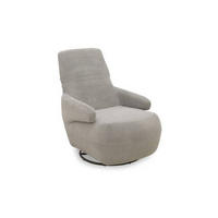 SESSEL Mikrofaser Hellgrau    - Hellgrau/Schwarz, Design, Textil/Metall (68/67/88cm) - MID.YOU