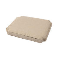 STUHLKISSEN   52/50/5 cm  - Sandfarben, Natur, Kunststoff (52/50/5cm) - Gardenson
