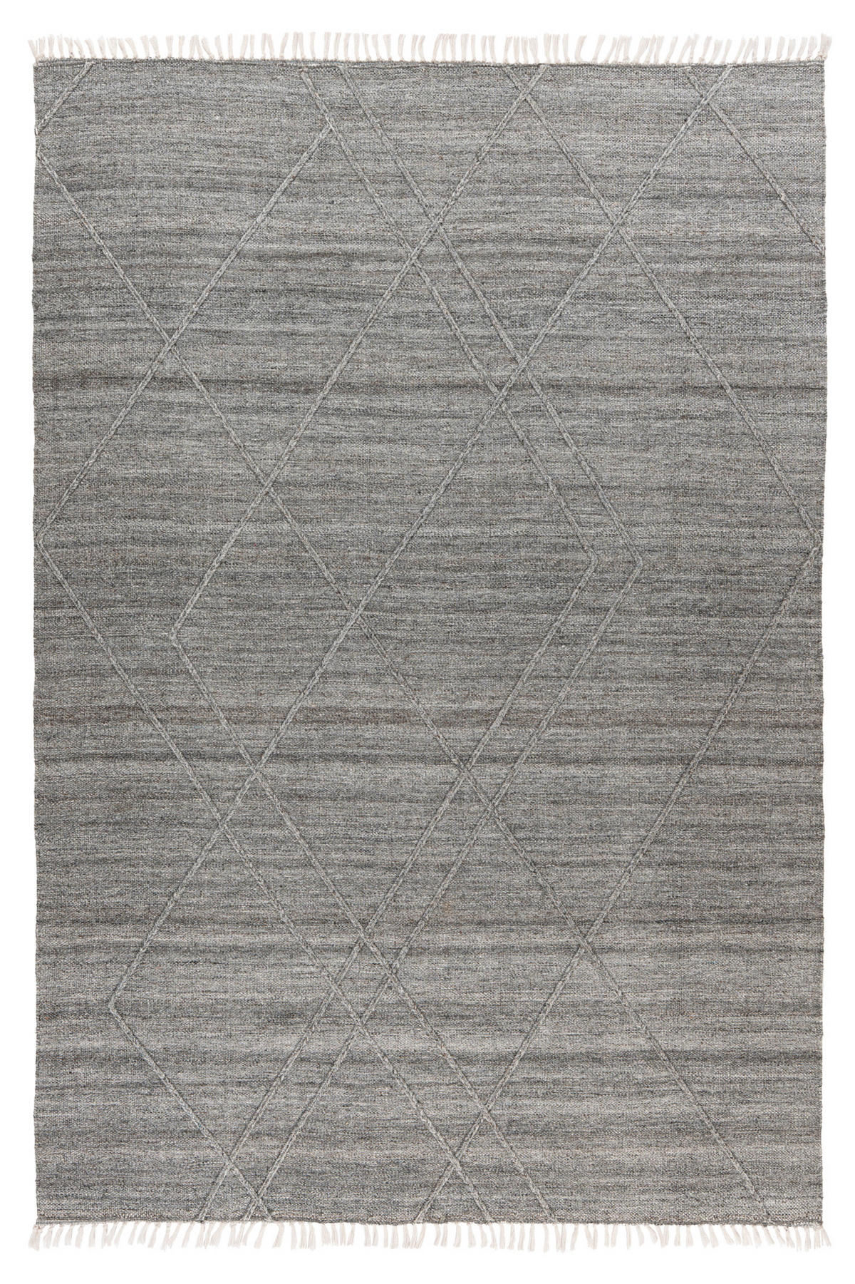 FLACHWEBETEPPICH 200/290 cm My Dakar  - Grau, Basics, Textil (200/290cm)