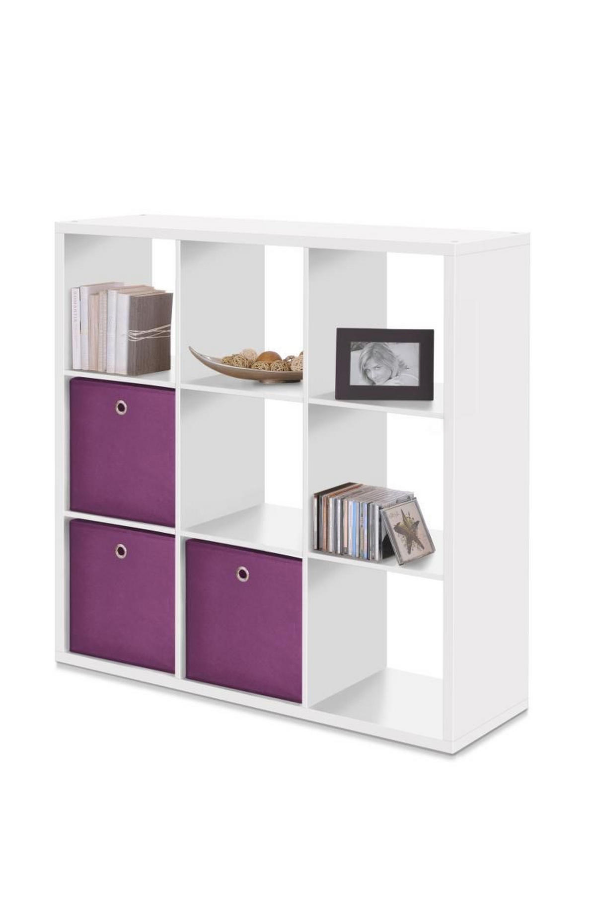 REGAL bijela  drvni materijal  - bijela, Basics, drvni materijal (107/107/33cm) - Carryhome