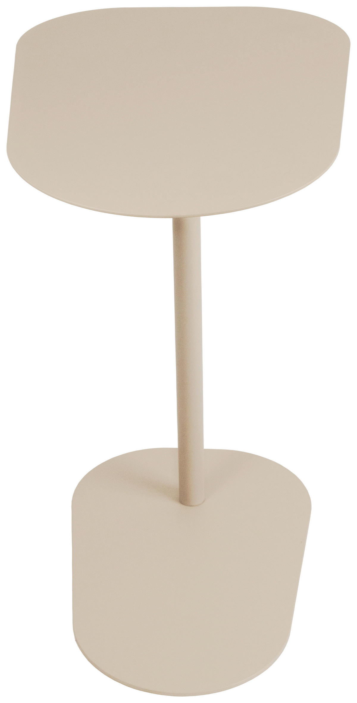 BEISTELLTISCH 53/38/60 cm Kaschmir Freiform  - Kaschmir, Basics, Metall (53/38/60cm) - Novel