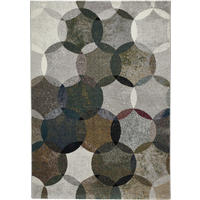 WEBTEPPICH 160/225 cm Modernina Grün, Multicolor, Dunkelgrün, Olivgrün  - Dunkelgrün/Multicolor, KONVENTIONELL, Textil (160/225cm) - Esprit