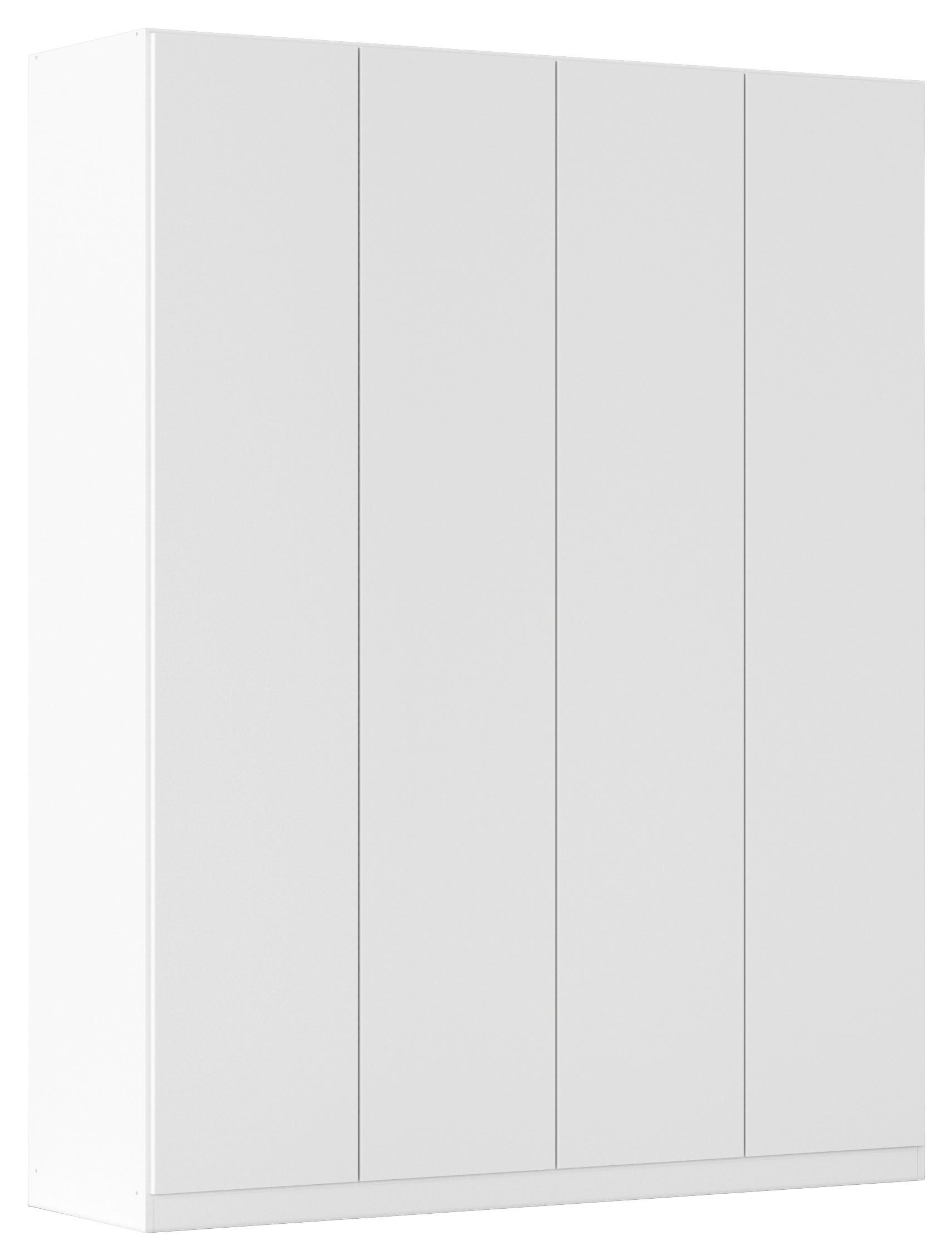 FALTTÜRENSCHRANK in Weiss  - Weiss, Holzwerkstoff (181/229/54cm) - Boxxx