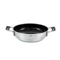 SERVIERPFANNE SILENCE PRO Keramikbeschichtung 24 cm  - Schwarz, Basics, Metall (24cm) - Rösle