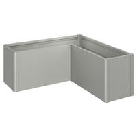 HOCHBEET Belvedere  - Grau, Basics, Metall (152/152cm) - Biohort