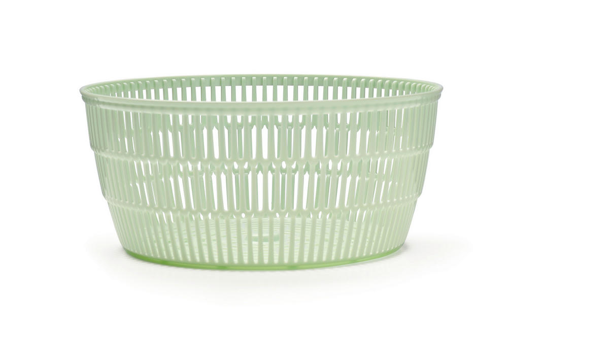 SALATSCHLEUDERSET  - Klar/Hellgrün, Basics, Kunststoff/Metall - Homeware Profession.